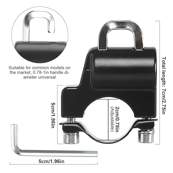Premium Quality, Helmet and Bag locker for Motorbike