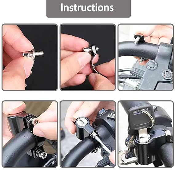Premium Quality, Helmet and Bag locker for Motorbike