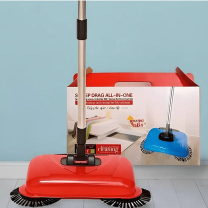 Magic Broom Floor Cleaner-Hand Push Rotating