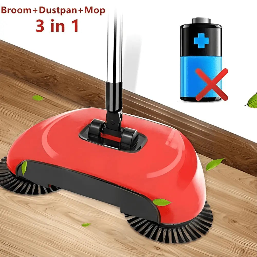 Magic Broom Floor Cleaner-Hand Push Rotating