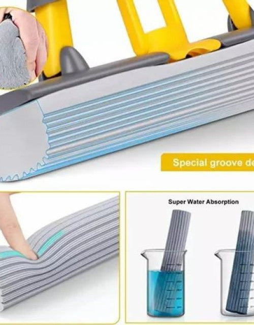 Floor cleaning plane PVA sponge mop