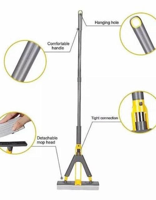 Floor cleaning plane PVA sponge mop