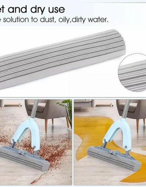 Floor cleaning plane PVA sponge mop