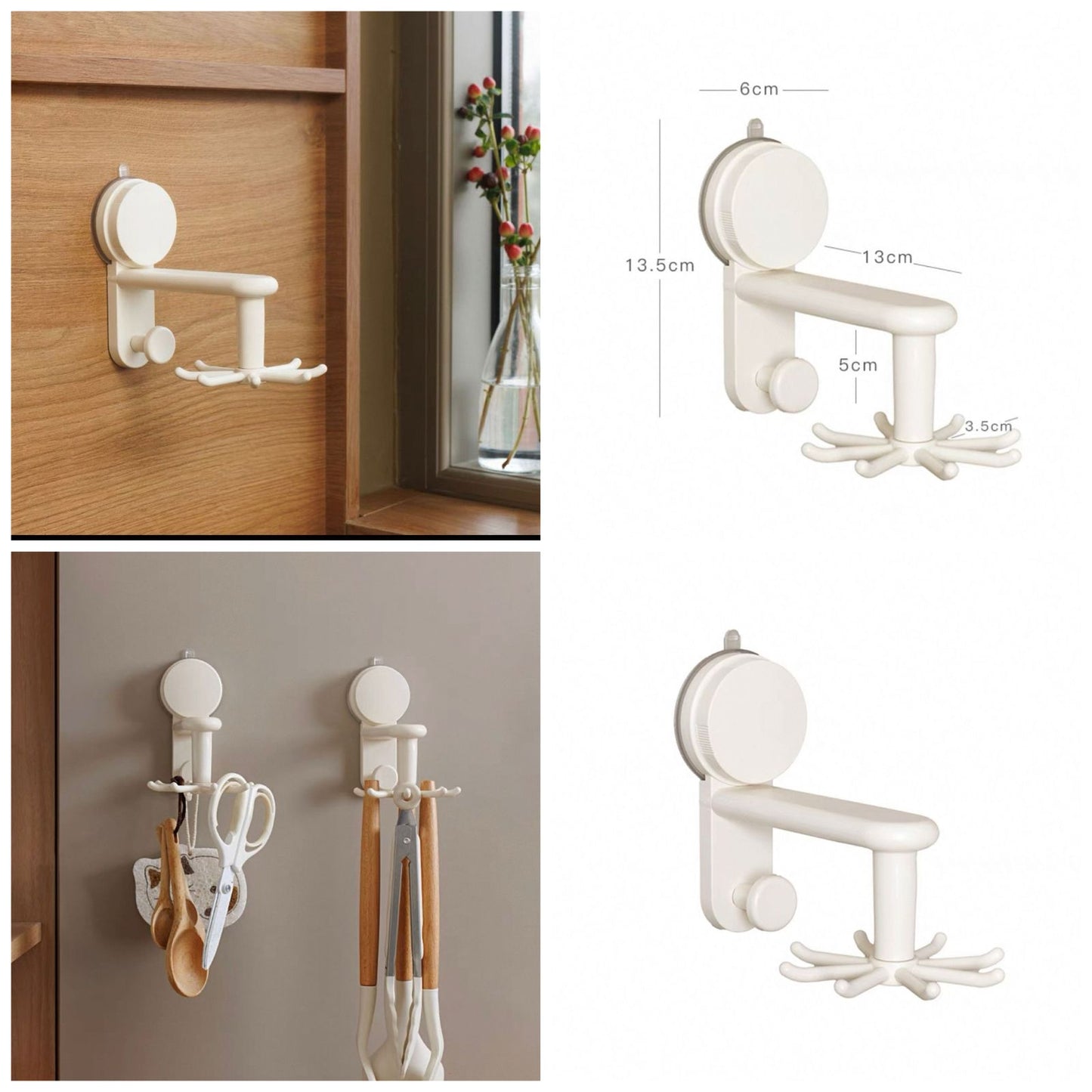 360 ° Rotating Hooks for Wall Hanging *BUY 1 GET 1 FREE*
