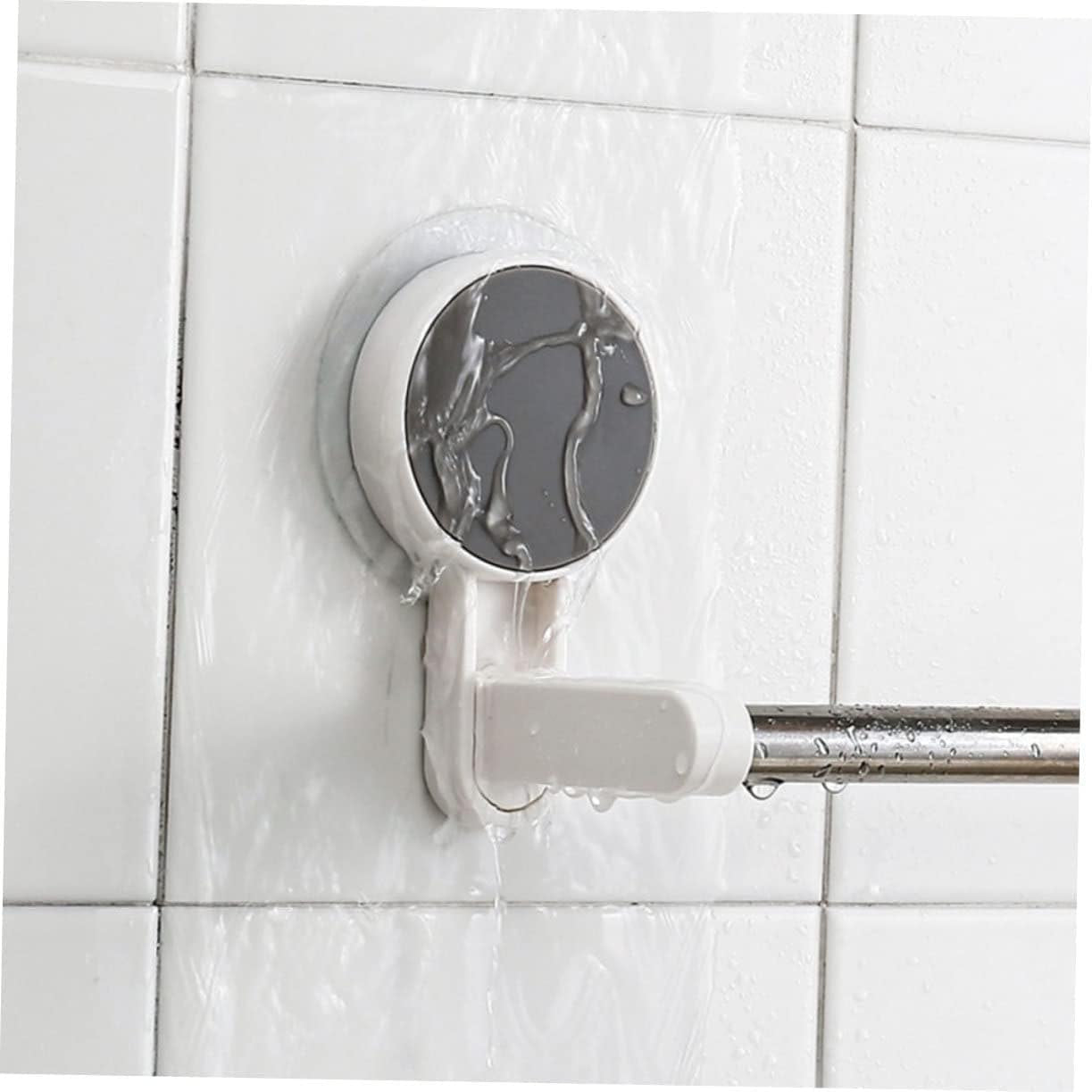 Towel Holder & Pot Cover Rack with Suction Cups