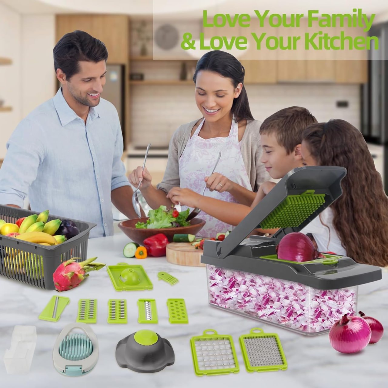14-in-1 Multifunctional Food Chopper