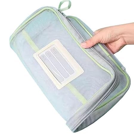 Thickened Mesh Document Bag with Zipper