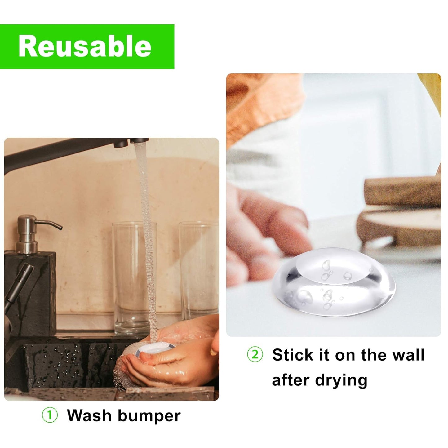 Door Stopper Wall Protector - PACK OF 6