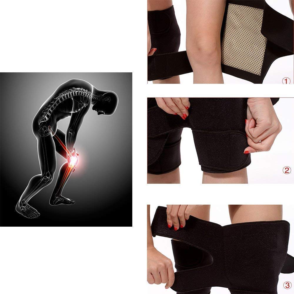 Self-Heating Magnetic Therapy Kneepad / Knee Massager