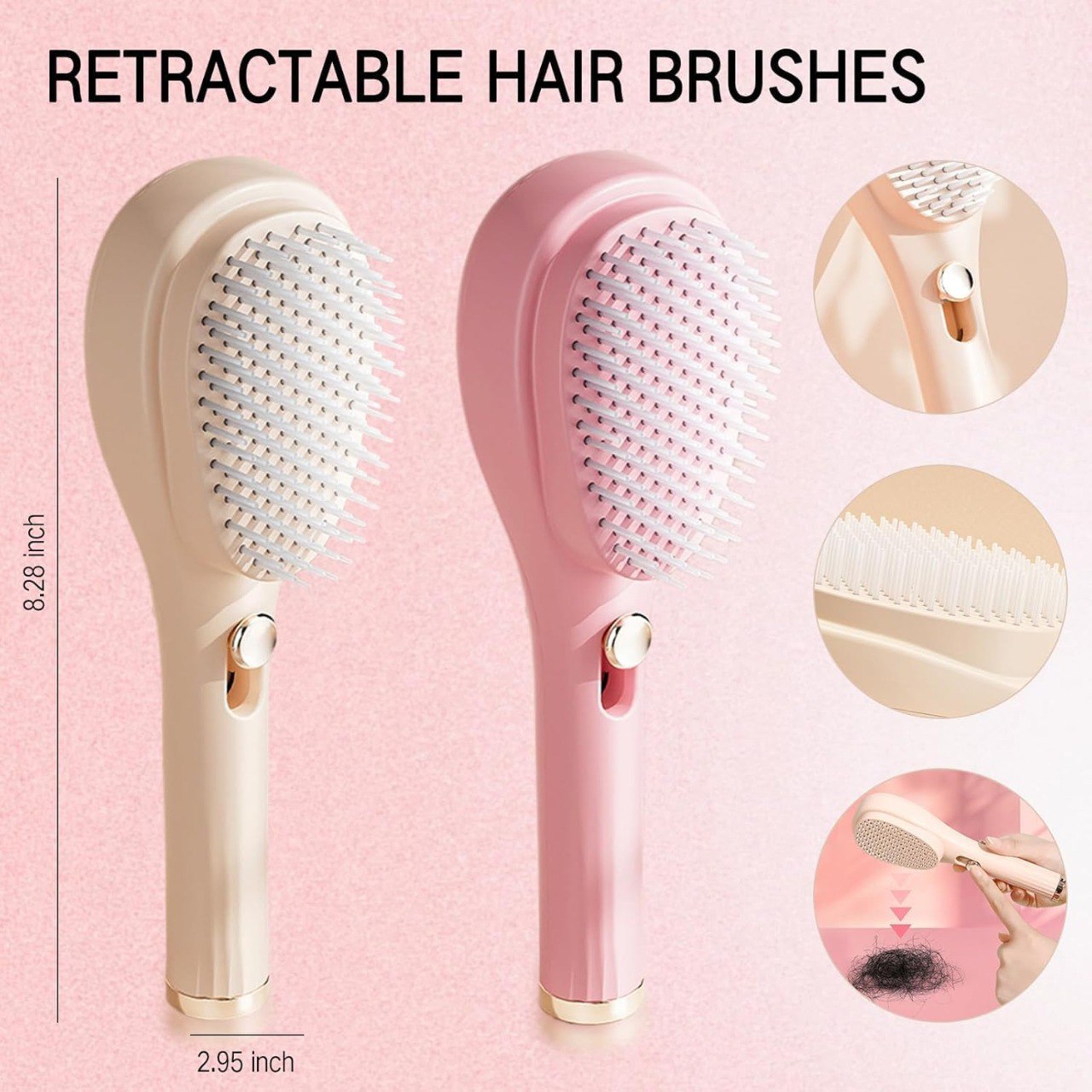 Self Cleaning Hair Brush