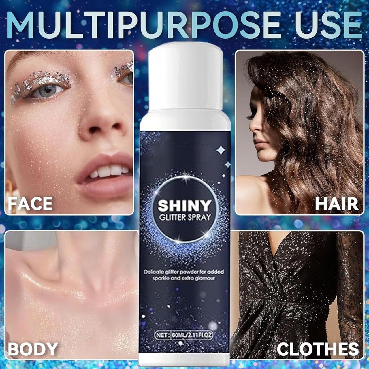 Professional Glitter Hair Spray