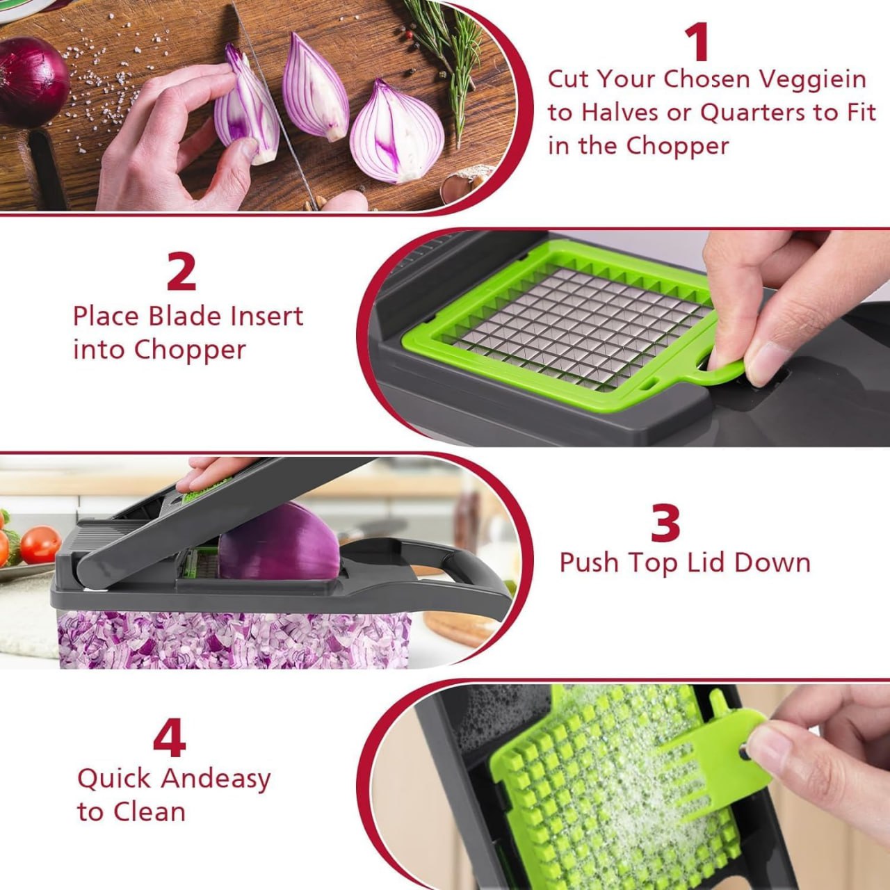 14-in-1 Multifunctional Food Chopper
