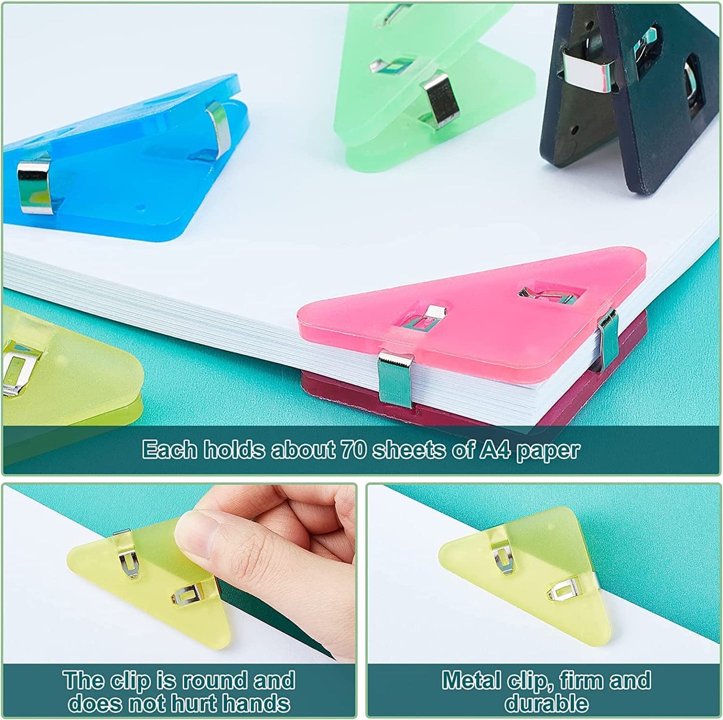 Triangle Paper Clip (Pack Of 4)