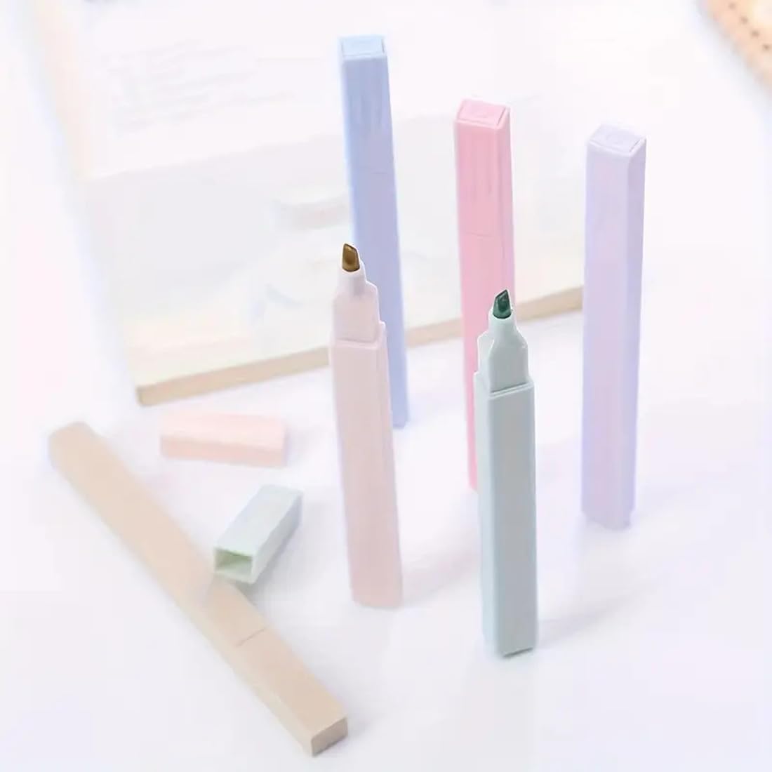 6 Pcs Aesthetic Cute Bible Highlighters