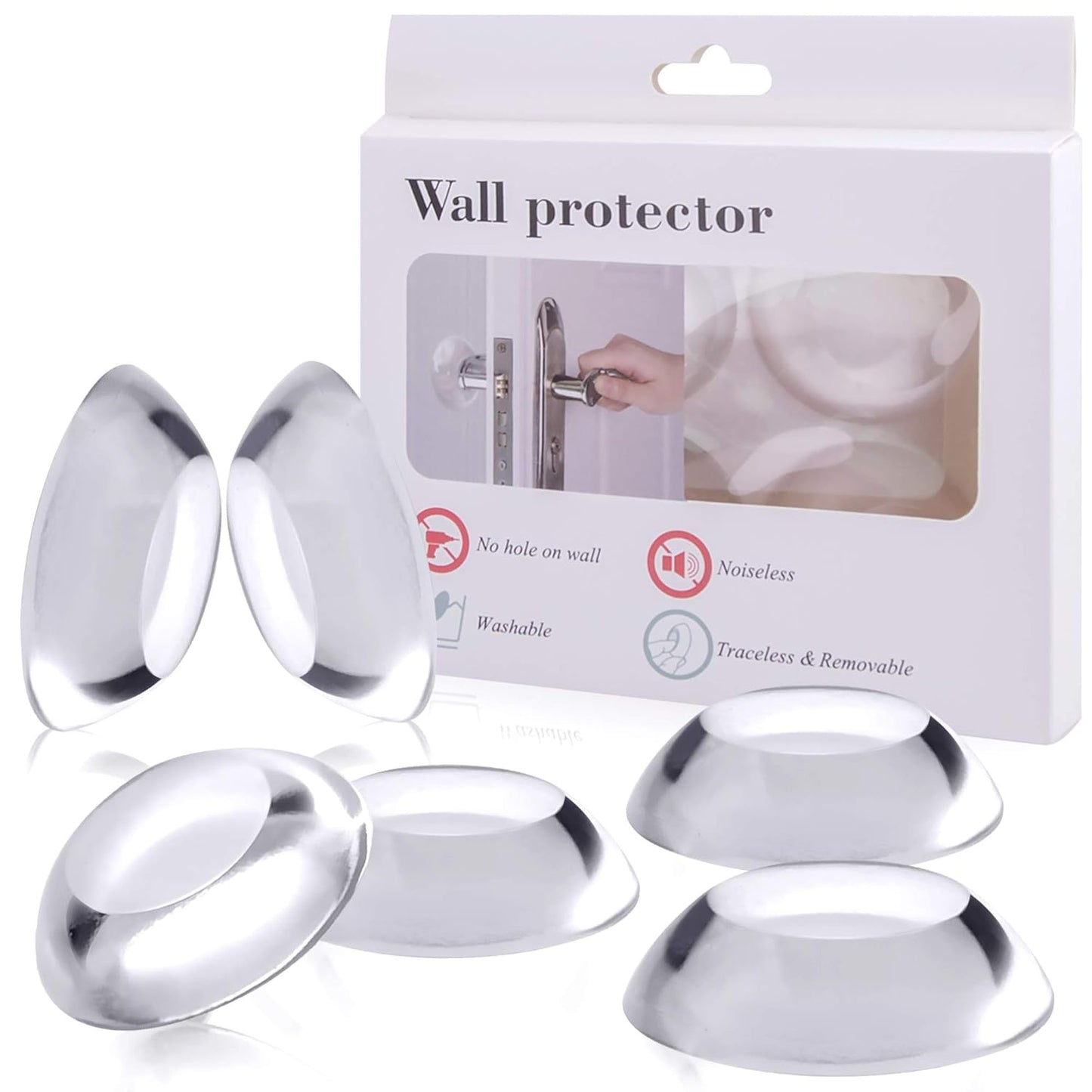 Door Stopper Wall Protector - PACK OF 6