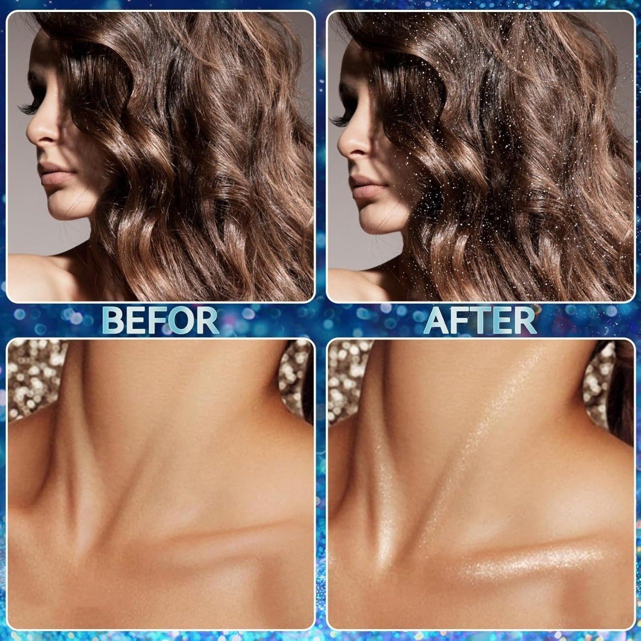 Professional Glitter Hair Spray