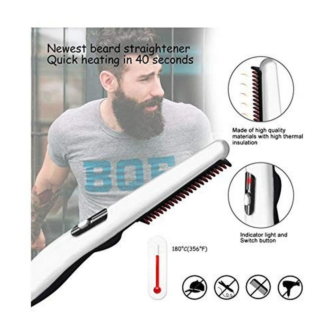V2 Multifunctional Quick Beard Electric Hair Styler
