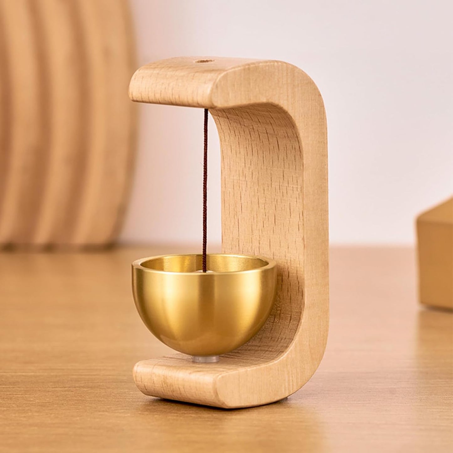 Magnetic Wood Wind Chime for Door Wooden Door Bell