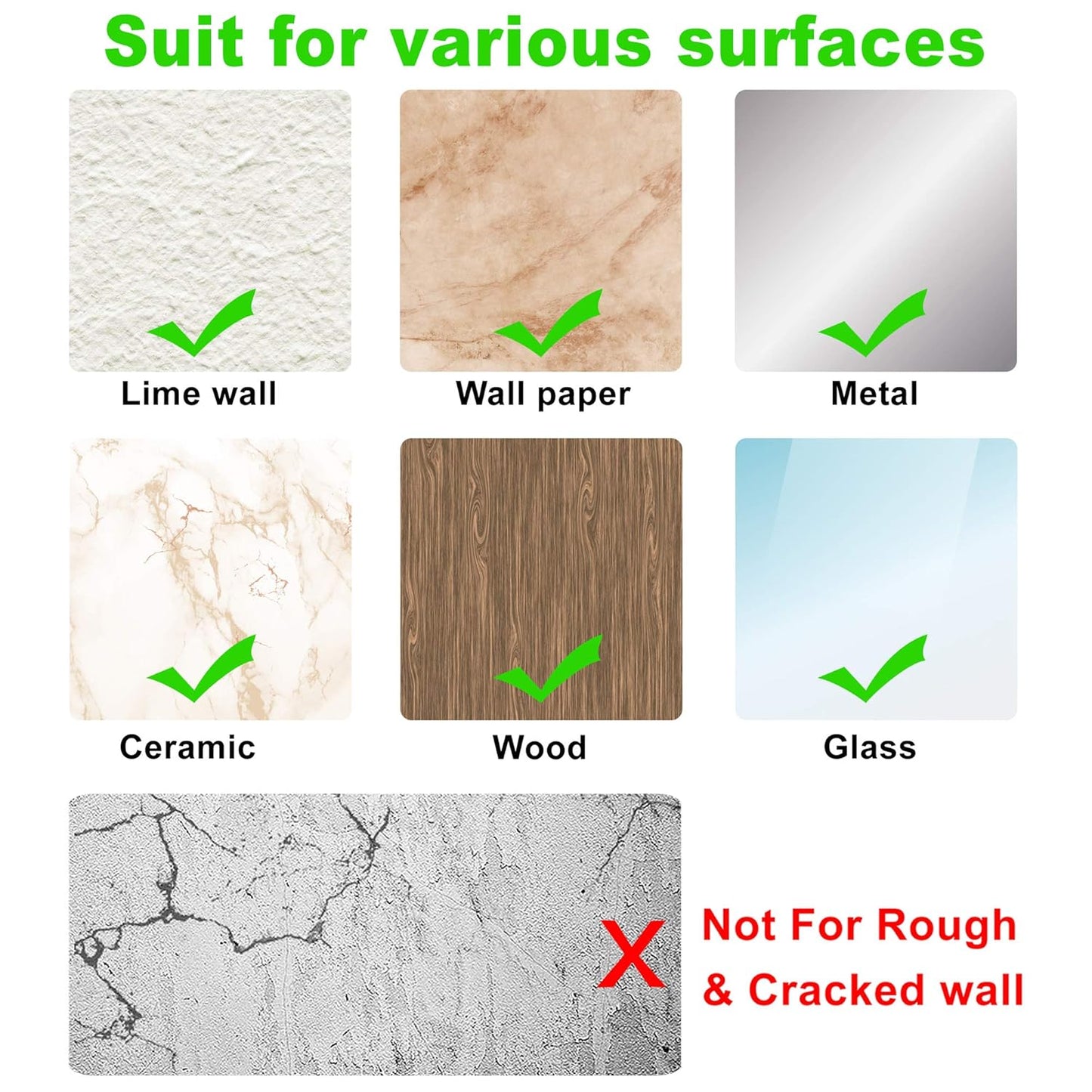Door Stopper Wall Protector - PACK OF 6