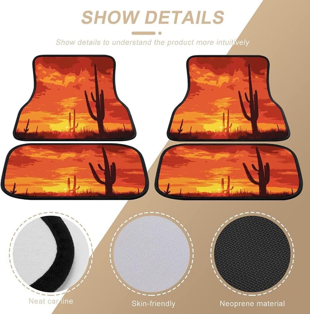 Heavy-Duty Non-Slip Foot Mats for Cars