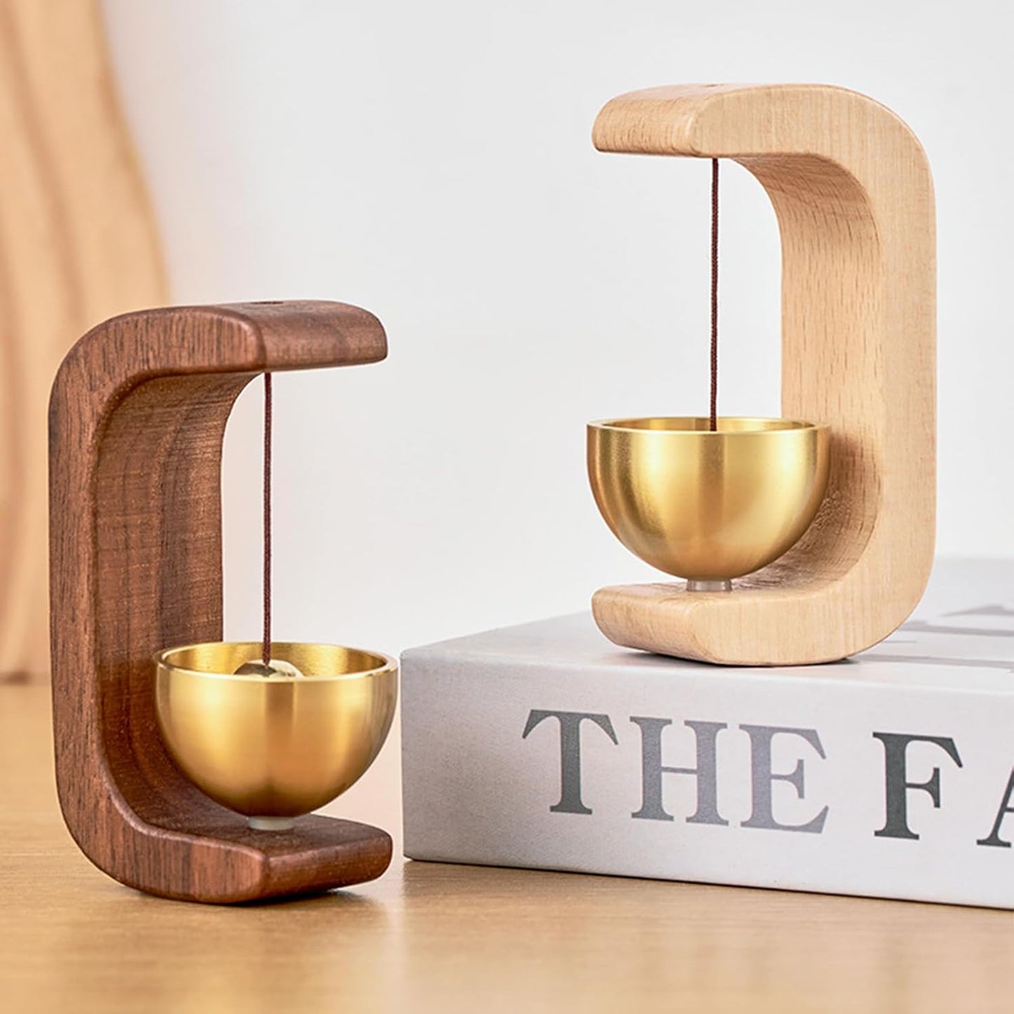 Magnetic Wood Wind Chime for Door Wooden Door Bell