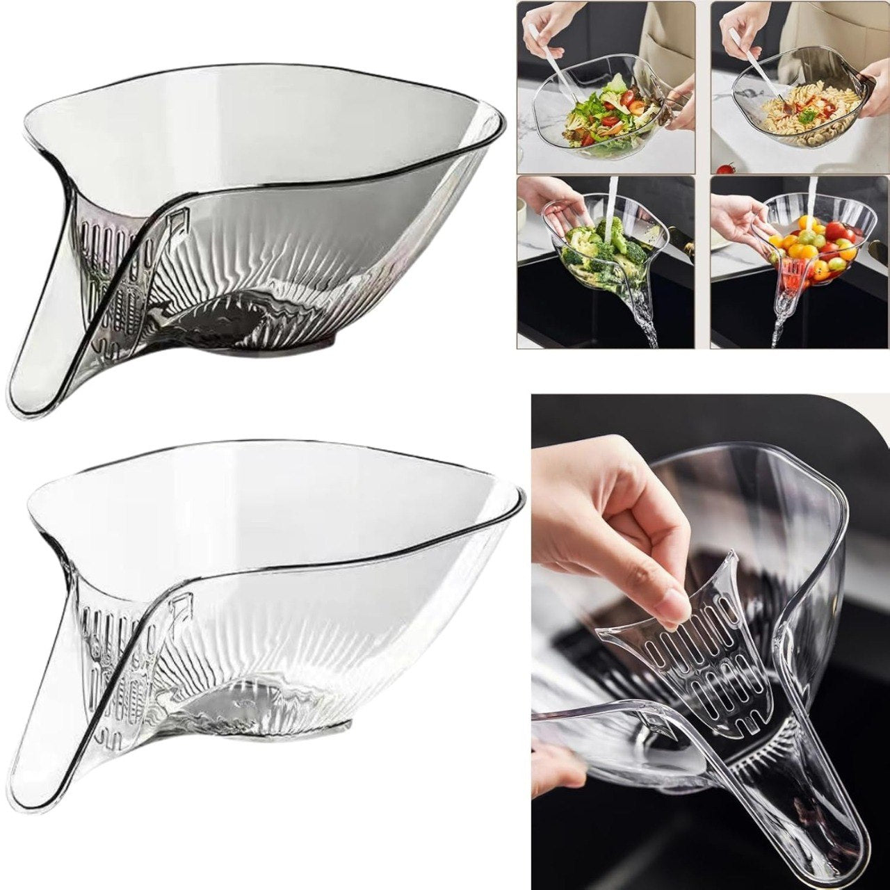 Multi-functional Drain Basket Funnel