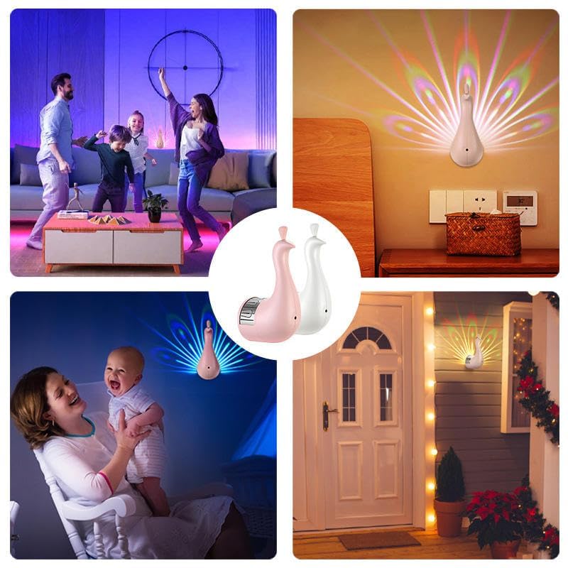 Remote Sensing & Touch Control Projector Night Light with Timer