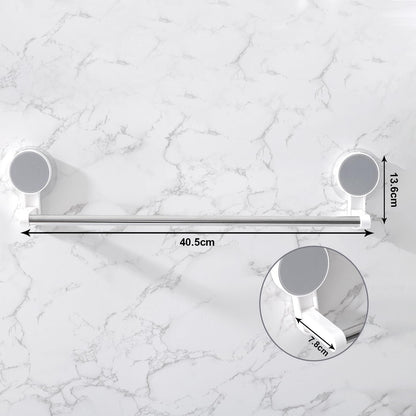 Towel Holder & Pot Cover Rack with Suction Cups