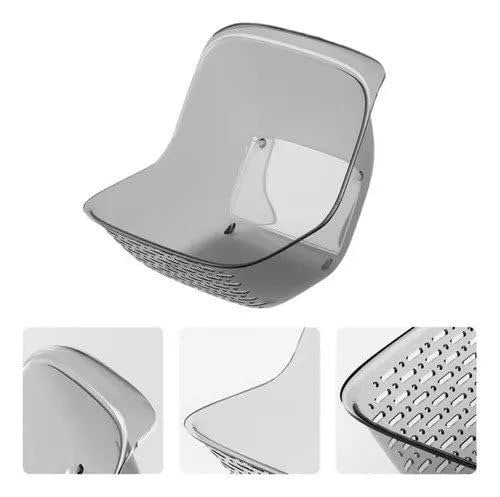 Transparent Multi-Functional Rice Drain Basket