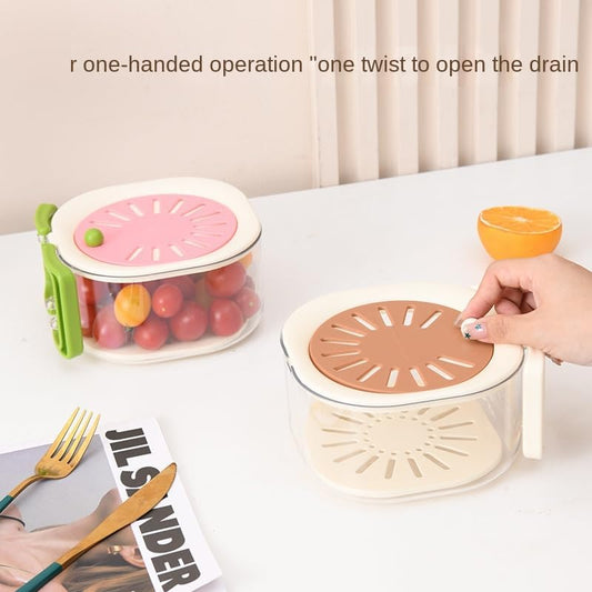 2-in-1 Fruit and Vegetable Wash Storage Box