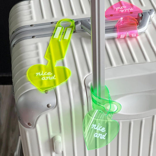Silicone Luggage Tag for Suitcases ( PACK OF 5 )
