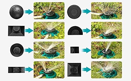 360 ° Rotating Adjustable Round 3 Arm Lawn Water Sprinkler