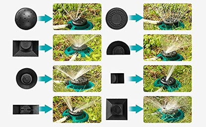 360 ° Rotating Adjustable Round 3 Arm Lawn Water Sprinkler