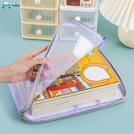 Thickened Mesh Document Bag with Zipper