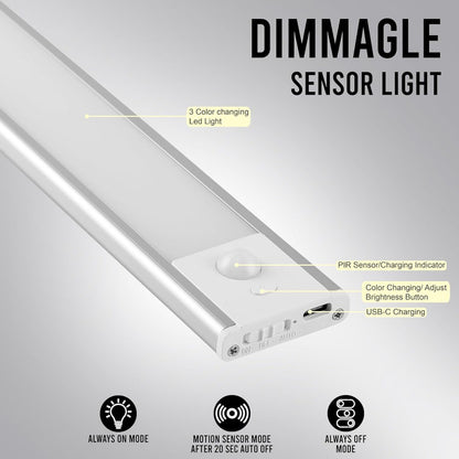 Rechargeable Motion Sensor Led Light ( PACK OF 2 )