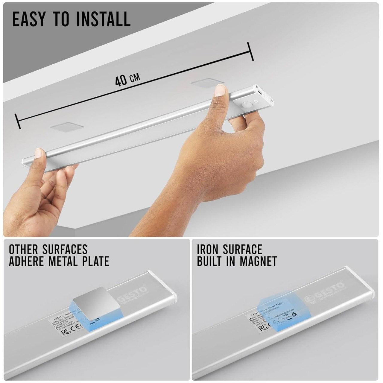 Rechargeable Motion Sensor Led Light ( PACK OF 2 )