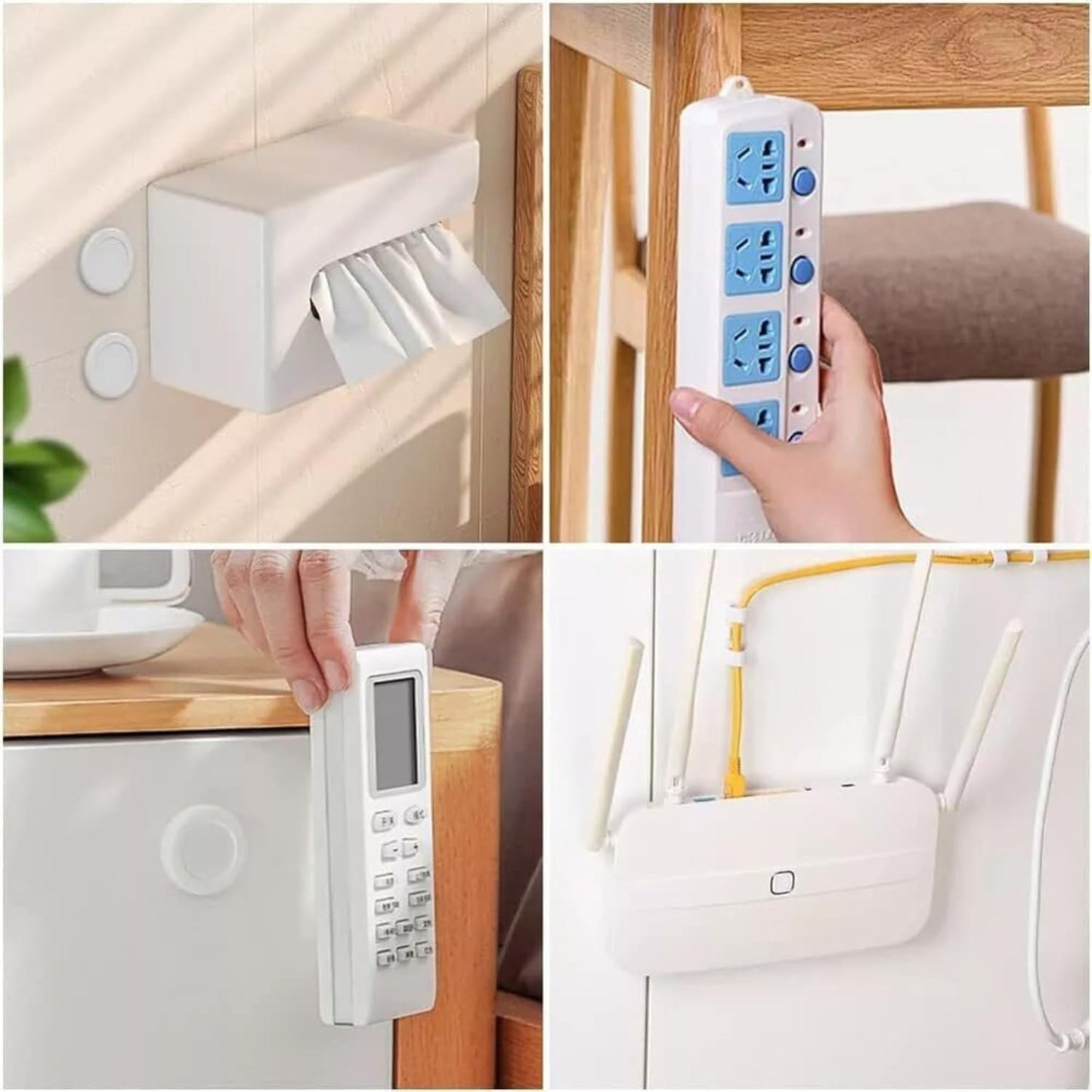 Magnetic Remote Control  Wall Mount Holder (Pack of 5)