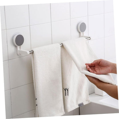 Towel Holder & Pot Cover Rack with Suction Cups