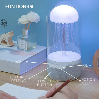 Jellyfish Lamp Bluetooth Speaker – 7-Color Changing