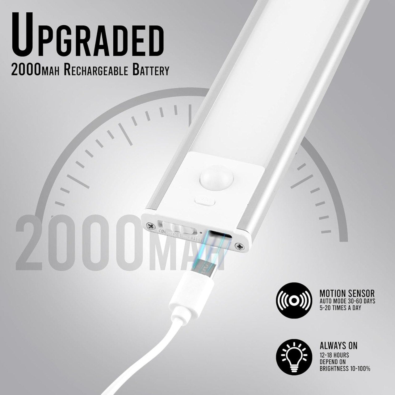 Rechargeable Motion Sensor Led Light ( PACK OF 2 )