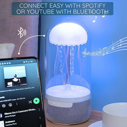 Jellyfish Lamp Bluetooth Speaker – 7-Color Changing