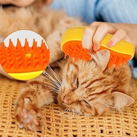 Versatile Pet Grooming Brush for Cats & Dogs