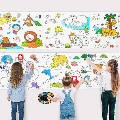 Children Doodle Scroll  Drawing Roll