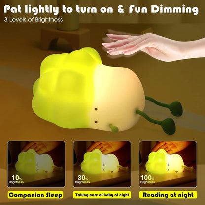 Cute Lying Cabbage Night Light