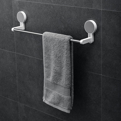 Towel Holder & Pot Cover Rack with Suction Cups